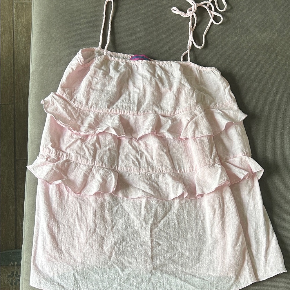 Edikted Pink Ruffle Mini Dress - Picture 6 of 7